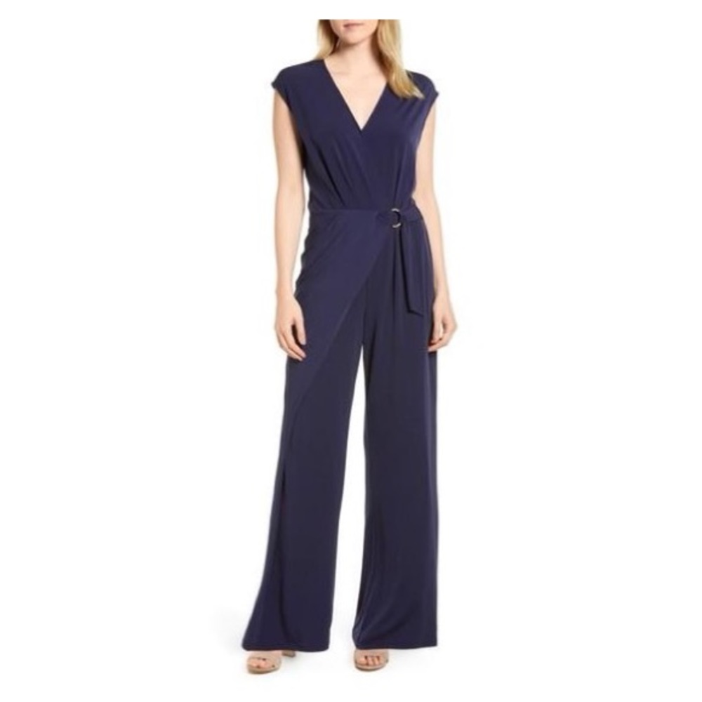 Michael Kors Faux Wrap Jumpsuit